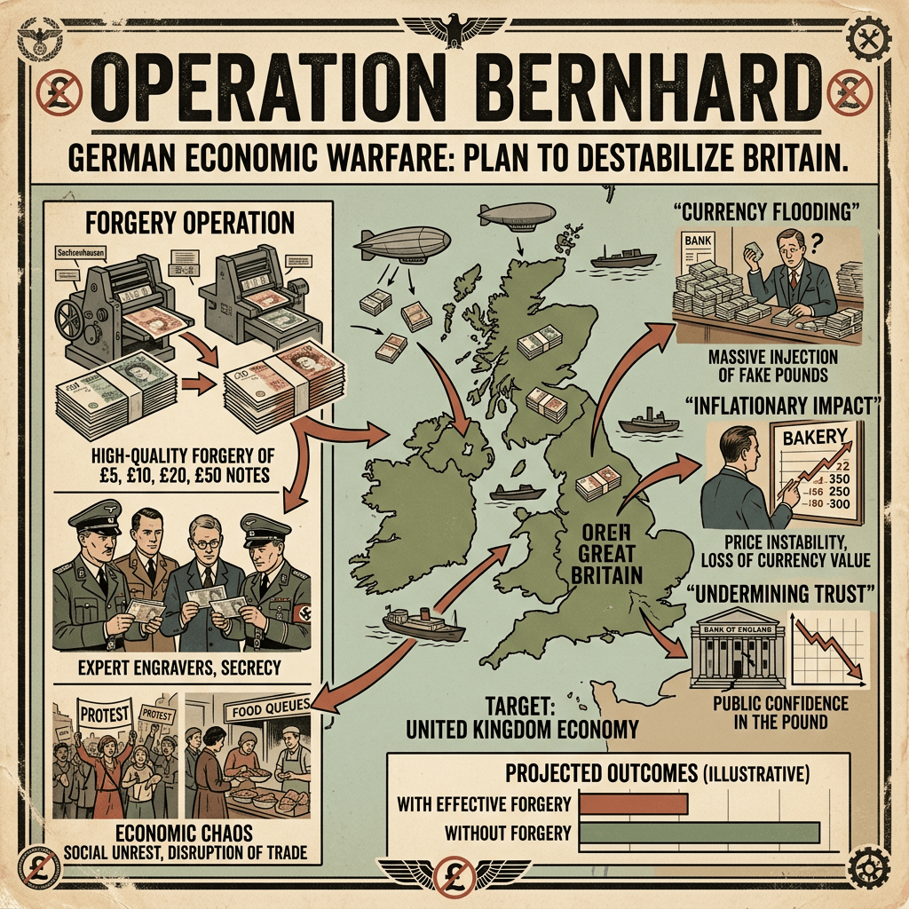 Operazione Bernhard: dalla falsificazione delle sterline alla guerra monetaria&nbsp;digitale