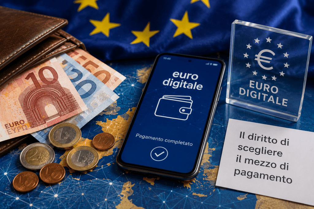 Euro digitale e contante: la libertà economica si misura dal diritto di&nbsp;scegliere