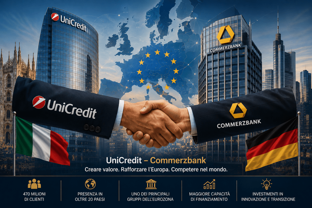 UniCredit-Commerzbank: oltre una semplice acquisizione, la sfida europea alla finanza&nbsp;globale